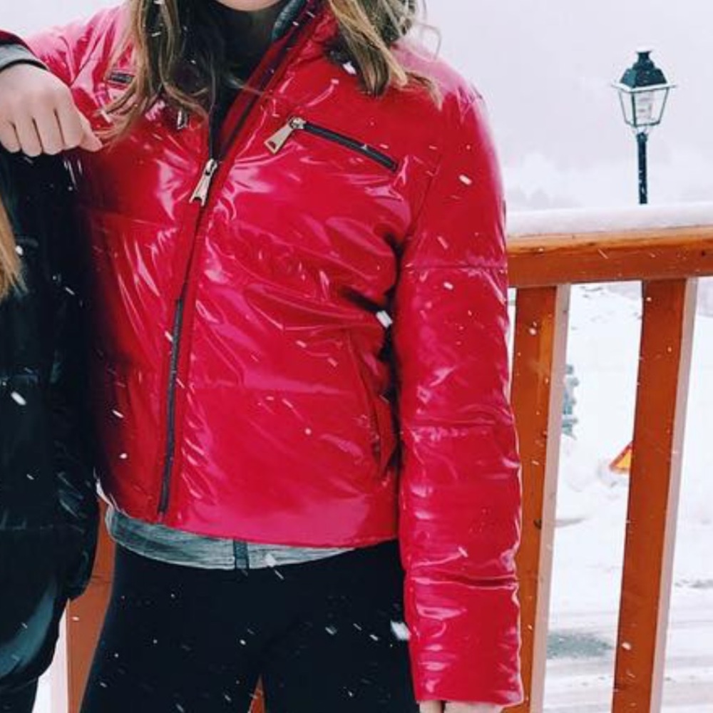 Red Puffer Jacket - Picture 3 of 4